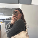 Vegan Leather Woven Shoulder Bag – Elegant Handbag with Adjustable Strap - in Black | Arvea Bags