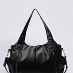 Vicky | Classic Multi - Pocket Shoulder Bag – Stylish & Versatile for Everyday Use - in Black | Arvea Bags