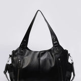 Vicky | Classic Multi - Pocket Shoulder Bag – Stylish & Versatile for Everyday Use - in Black | Arvea Bags