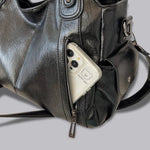 Vicky | Classic Multi - Pocket Shoulder Bag – Stylish & Versatile for Everyday Use - in Black | Arvea Bags