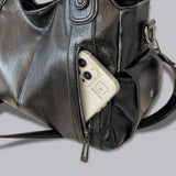 Vicky | Classic Multi - Pocket Shoulder Bag – Stylish & Versatile for Everyday Use - in Black | Arvea Bags