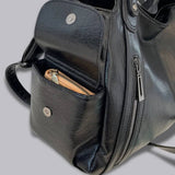 Vicky | Classic Multi - Pocket Shoulder Bag – Stylish & Versatile for Everyday Use - in Black | Arvea Bags