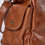 Vicky | Classic Multi - Pocket Shoulder Bag – Stylish & Versatile for Everyday Use - in Brown | Arvea Bags