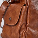 Vicky | Classic Multi - Pocket Shoulder Bag – Stylish & Versatile for Everyday Use - in Brown | Arvea Bags