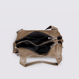 Vicky | Classic Multi - Pocket Shoulder Bag – Stylish & Versatile for Everyday Use - in Burgundy | Arvea Bags