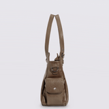 Vicky | Classic Multi - Pocket Shoulder Bag – Stylish & Versatile for Everyday Use - in Burgundy | Arvea Bags