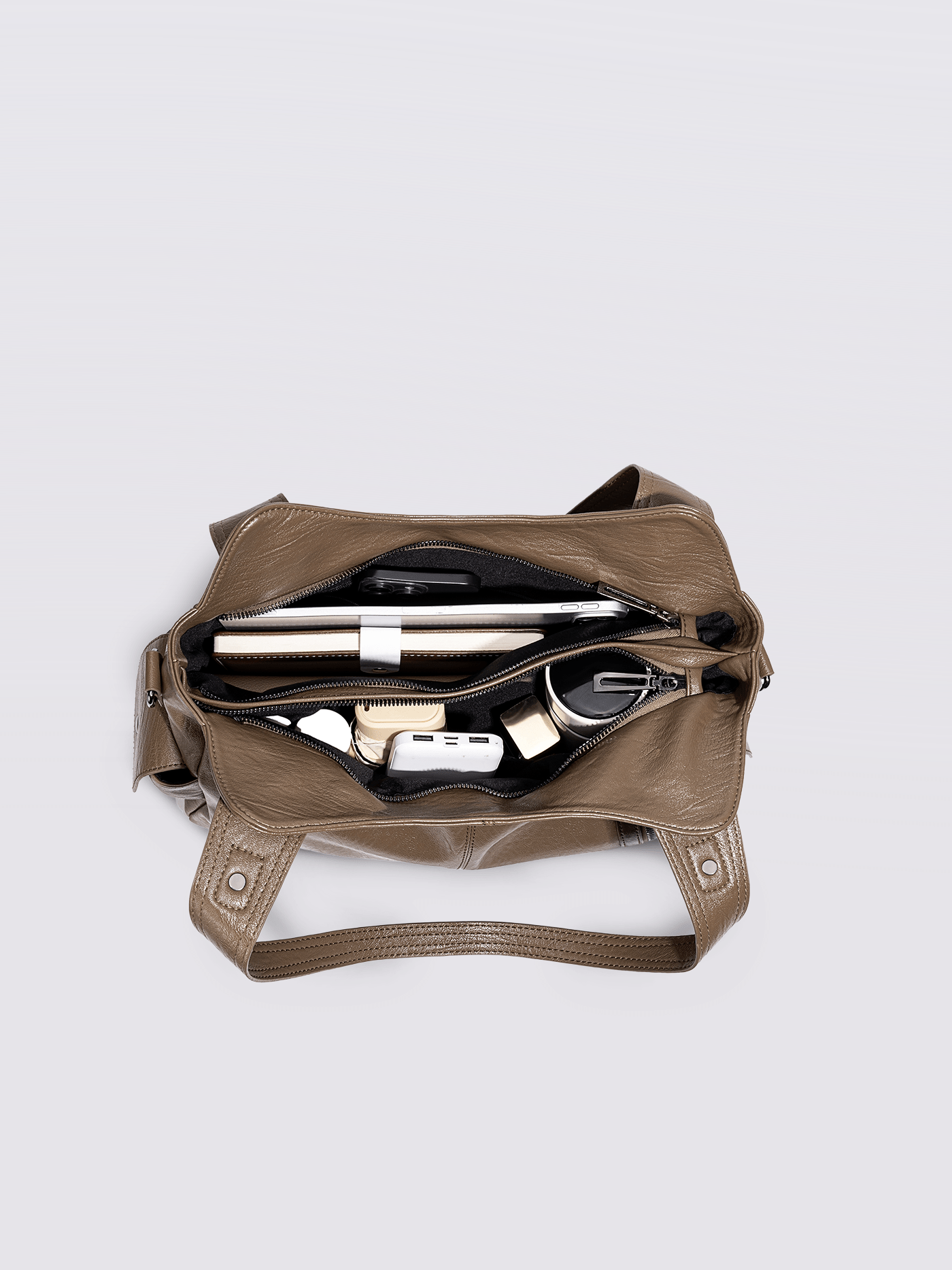 Vicky | Classic Multi - Pocket Shoulder Bag – Stylish & Versatile for Everyday Use - in Burgundy | Arvea Bags