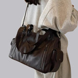 Vicky | Classic Multi - Pocket Shoulder Bag – Stylish & Versatile for Everyday Use - in Coffee | Arvea Bags