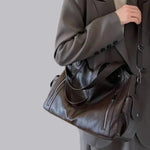 Vicky | Classic Multi - Pocket Shoulder Bag – Stylish & Versatile for Everyday Use - in Coffee | Arvea Bags