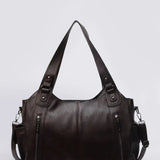 Vicky | Classic Multi - Pocket Shoulder Bag – Stylish & Versatile for Everyday Use - in Coffee | Arvea Bags