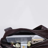 Vicky | Classic Multi - Pocket Shoulder Bag – Stylish & Versatile for Everyday Use - in Coffee | Arvea Bags