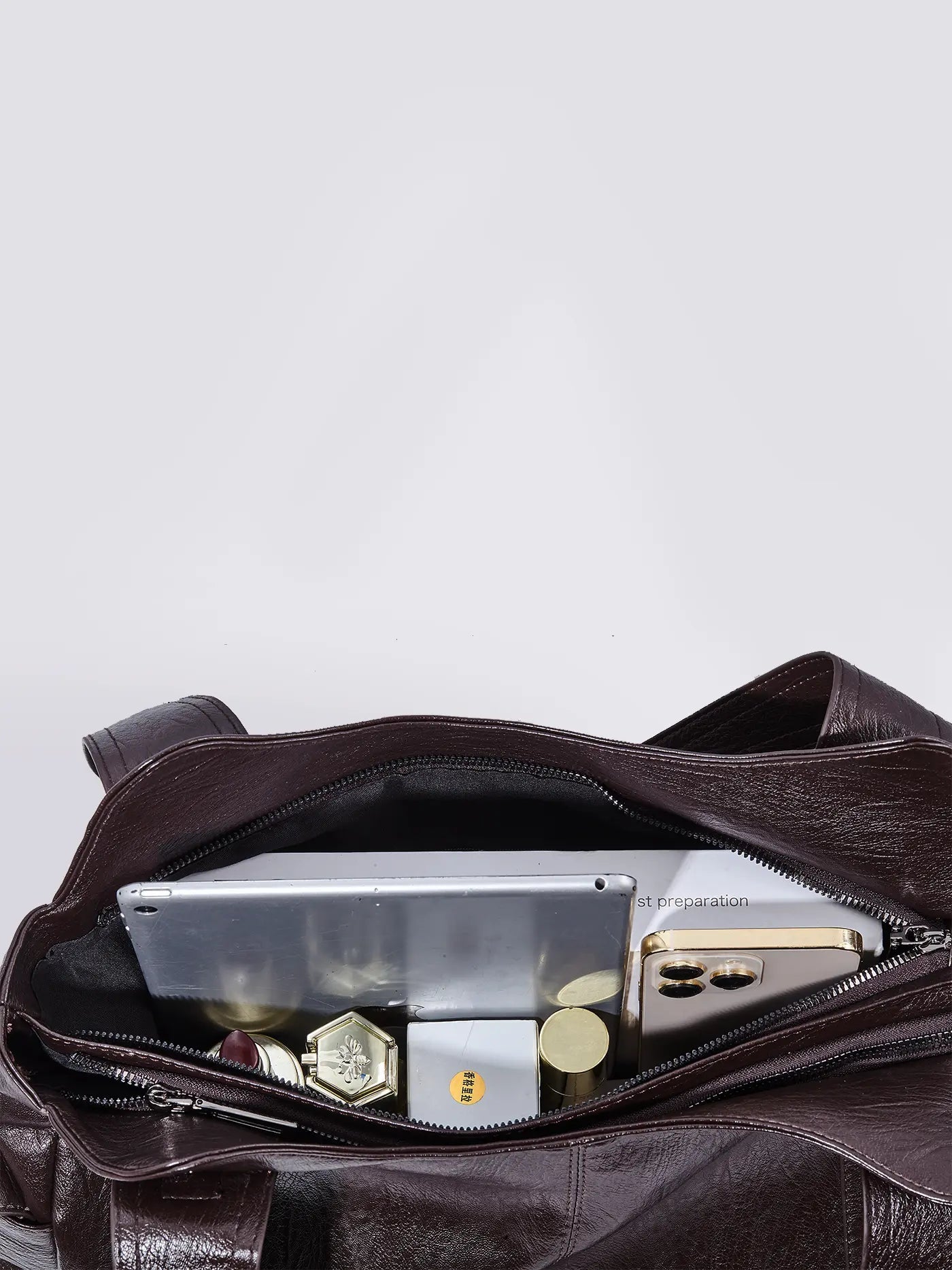 Vicky | Classic Multi - Pocket Shoulder Bag – Stylish & Versatile for Everyday Use - in Coffee | Arvea Bags