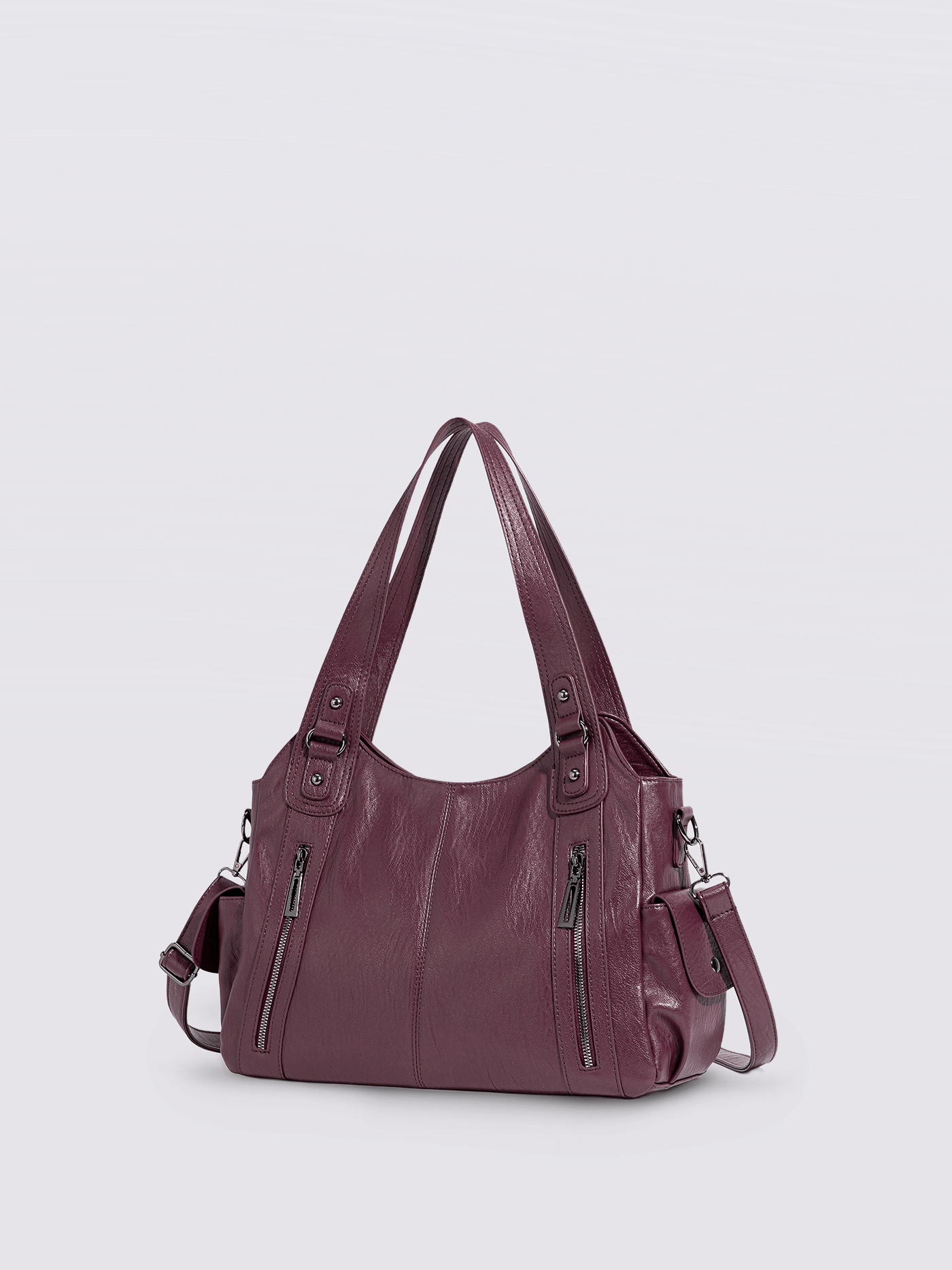 Vicky | Classic Multi - Pocket Shoulder Bag – Stylish & Versatile for Everyday Use - in Light Yellow | Arvea Bags