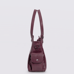 Vicky | Classic Multi - Pocket Shoulder Bag – Stylish & Versatile for Everyday Use - in Light Yellow | Arvea Bags