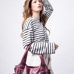 Vicky | Classic Multi - Pocket Shoulder Bag – Stylish & Versatile for Everyday Use - in Light Yellow | Arvea Bags