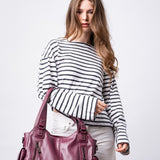 Vicky | Classic Multi - Pocket Shoulder Bag – Stylish & Versatile for Everyday Use - in Light Yellow | Arvea Bags