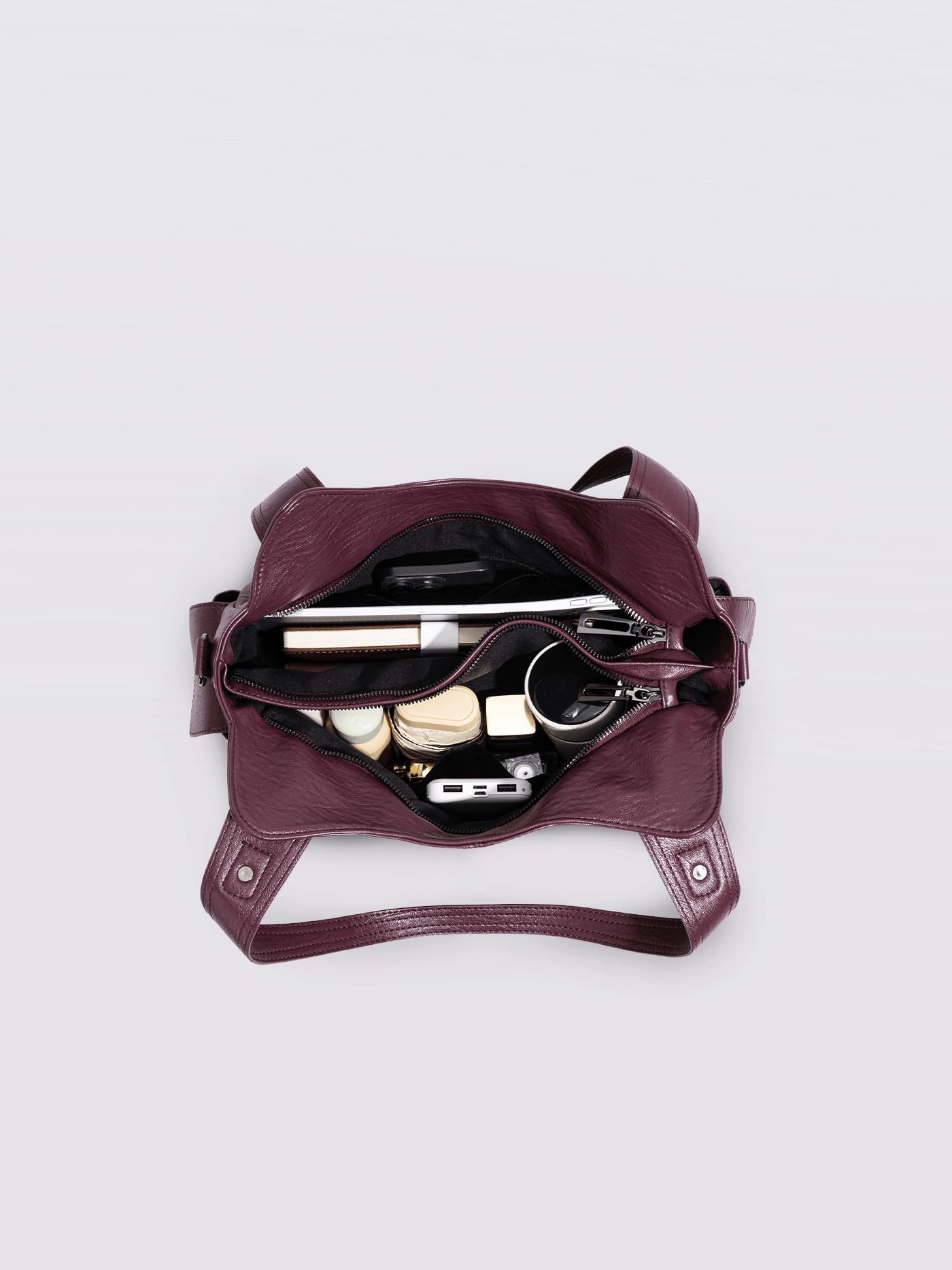 Vicky | Classic Multi - Pocket Shoulder Bag – Stylish & Versatile for Everyday Use - in Light Yellow | Arvea Bags