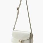 Victoria | Black Leather Saddle Bag – Classic & Chic - in Black | Arvea Bags