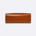 Vintage - Style Camel Leather Tote Bag – Professional & Timeless - in Camel | Arvea Bags