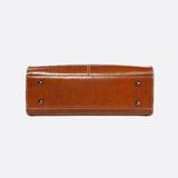 Vintage - Style Camel Leather Tote Bag – Professional & Timeless - in Camel | Arvea Bags