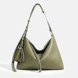 Women’s Leather Crossbody Hobo Bag – Everyday Minimalist - in Black | Arvea Bags