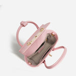 Women’s Wing - Shaped Leather Crossbody Bag – Gold Hardware - in Pink | Arvea Bags