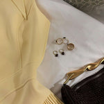 Woven Handbag with Gold Top Handle – Elegant Day to Night Accessory - in Brown | Arvea Bags
