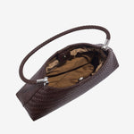 Woven Shoulder Hobo Bag for Women – Chic & Boho - Inspired - in Dark Brown | Arvea Bags