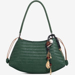 Woven Shoulder Hobo Bag for Women – Chic & Boho - Inspired - in Green | Arvea Bags