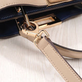 Xylora | White Structured Leather Tote – Elegant & Timeless - in Light Beige | Arvea Bags