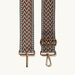 Zafira | Chevron Woven Bag Strap – Stylish & Adjustable Accessory - in Multicolor | Arvea Bags