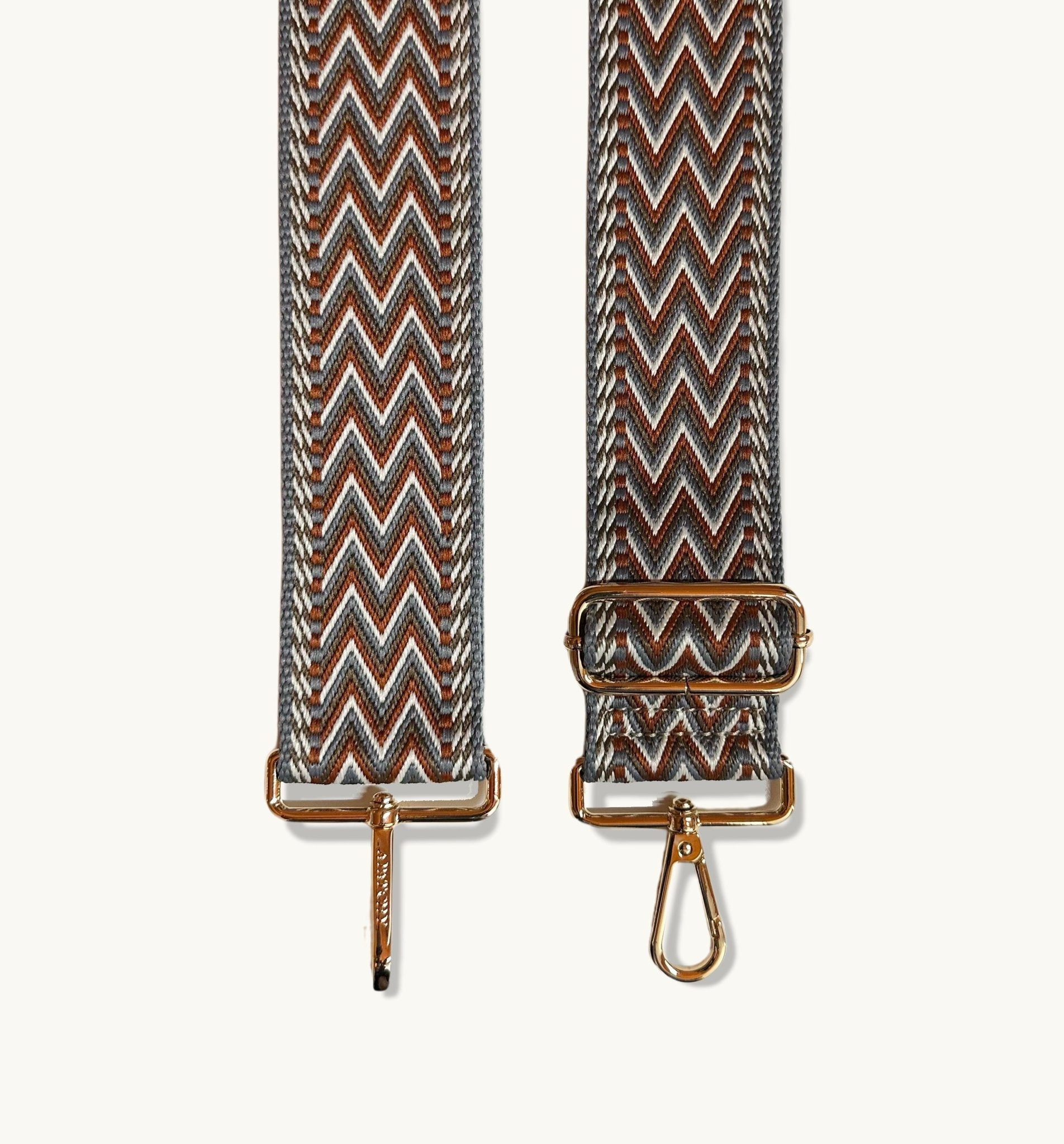 Zafira | Chevron Woven Bag Strap – Stylish & Adjustable Accessory - in Multicolor | Arvea Bags
