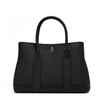 Zelindra | Black Leather Handbag – Classic & Sophisticated - in Black | Arvea Bags