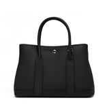 Zelindra | Black Leather Handbag – Classic & Sophisticated - in Black | Arvea Bags