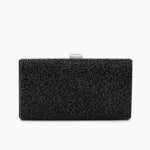 Ziranya | Black Beaded Evening Clutch – Sleek Sophistication - in Black | Arvea Bags