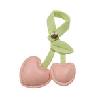 Zorielle | Heart - Shaped Leather Bag Charm – Sweet & Playful - in Light Pink | Arvea Bags
