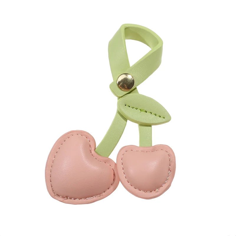 Zorielle | Heart - Shaped Leather Bag Charm – Sweet & Playful - in Light Pink | Arvea Bags