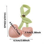 Zorielle | Heart - Shaped Leather Bag Charm – Sweet & Playful - in Red | Arvea Bags